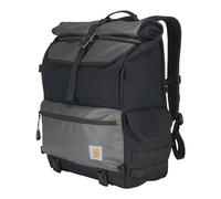 Carhartt, zaino in nylon, resistente all’acqua con parte superiore arrotolabile, unisex, nero, taglia unica