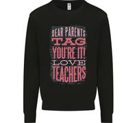 Cari Genitori Divertente Insegnante Uomo Felpa Maglione