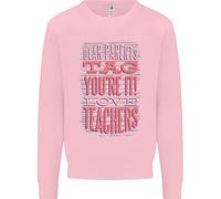 Cari Genitori Divertente Insegnante Uomo Felpa Maglione