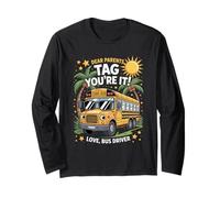 Cari genitori, ultimo giorno di scuola, autista di autobus Maglia a Manica