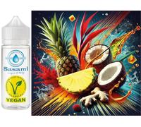 Caribbean Gold - zafferano, ananas, cocco, rum e zenzero aroma concentrato - vegano - Sasami - 10ml