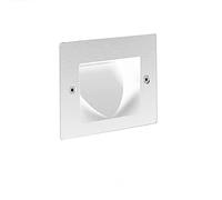 Cariboni FIN XS LED 4W 300lm 3000K Segnapasso Faretto Incasso Esterno Bianco