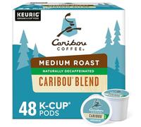 Caribou Coffee, Caribou Blend Decaf, K-Cup Portion Pack for Keurig K-Cup Brewers (Pack of 48)