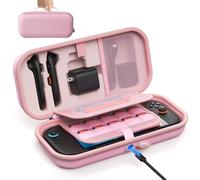 [Carica all'interno] Custodia da trasporto per Nintendo Switch 2 2025/Switch OLED/Switch, custodia da viaggio con adattatore e spazio per joypad, custodia rigida per console Switch 2 con 22 cartucce