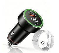 Carica-auto 120W/90W/67W con cavo 1.5m per Xiaomi Redmi POCO, tablet e PC