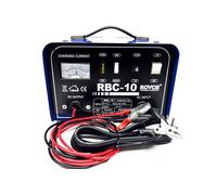 CARICA BATTERIA 12-24V. 10A AUTO MOTO CAMPER BARCA CARICABATTERIE PORTATILE 220v