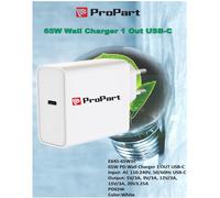 Carica Batteria 65W PD 1 Output USB-C - PP64565W1C