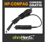 Carica Batteria Alimentatore Auto per Hp-compaq Pavilion DV3100