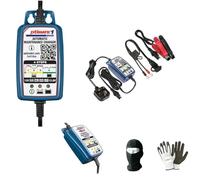 CARICA BATTERIA E MANTENITORE AUTOMATICO PER MOTO SCOOTER AUTO CAMPER QUAD JET SKI 1 DUO O- PTIMATE 4 STEPS PIOMBO LITIO,AGM,GEL,MF,WET COMPATIBILE CON S UZUKI DR Z 400 S