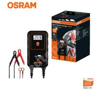 Carica Batteria e Mantenitore per Auto Osram 908 8A con Cavi Portatile 12V 24V