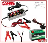 Carica Batteria Mantenitore Moto e Scooter Yamaha,GEL/STD, AGM, Litio,Lithium