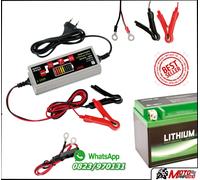 Carica Batteria Moto Mantenitore Amperomatic GEL/STD, AGM, Litio, da1,2 a 120 Ah