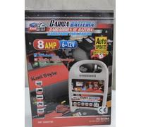 CARICA BATTERIA Portatile 6-12V 8AMP Barca Auto Moto Cavo