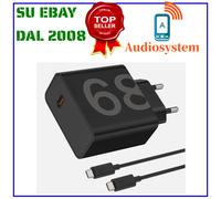 CARICA BATTERIA TurboPower 68W per MOTOROLA Caricatore Rapido +CAVO USB C MC-682