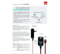 Carica batterie moto 6/12V batterie piombo + 12.8V batterie LiFePO4 - 2,5A max