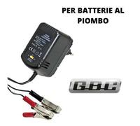 GBC Caricabatterie piombo con pinze 2-6-12 Vcc 0,6A 7,.2w