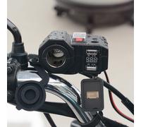 Carica Batterie USB Mini Accendisigari Muto Per Smartphone Cellulari 12V