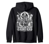 Carica Guerriero Onore Samurai Thundering montata Felpa con Cappuccio