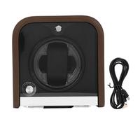 Carica Orologi Meccanico, Scatola Porta Orologi in Legno con Carica Orologi Automatico con 5 modalità e Illuminazione a LED per la Casa