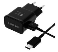 Caricabatteria 1.67A + Cavo USB type C originale Samsung - Fast Charging Nero