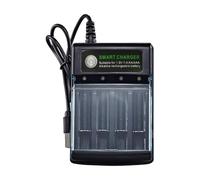 Caricabatteria AAA, Caricabatteria da 4 Baie | Caricabatterie USB AA a 4 slot Caricabatterie per la casa, da alcalino Individuale, Caricatore p