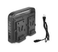 Caricabatteria Adattatore CA per Sony 14.4V/14.8V V-mount Batteria, 4-Channel Camera Battery Charger