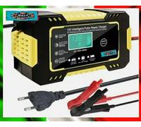 Caricabatteria Auto 12V 6A Automatico Carica Ripara Batterie Auto Moto Barca