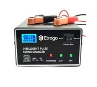 Caricabatteria Auto al Piombo Caricabatterie Rapido Caricabatterie a Impulsi 12V