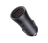 Baseus Caricabatterie accendisigari USB Type-A, USB Type-C FAST CHARGER Dual 60W