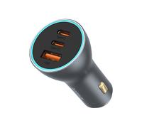 CARICABATTERIA AUTO BASEUS Golden Contactor Pro GaN da Ricarica veloce fino a 65W (singola porta USB-C), Nero