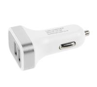 Caricabatteria Auto Doppio USB Display Digitale e Rilevamento Tensione | Ingresso Dc 12v-24v, Uscita Dc 5.0v 2.1a, Materiali PC e Abs, per Tablet e Monitoraggio Batteria
