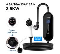 Caricabatteria Auto Elettrica Portatile 3.5KW Wallbox 16A Caricatore Auto 5M