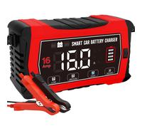 CARICABATTERIA AUTO LIFEP04 16A 6V 12V 24V RICARICA RAPIDA BATTERIE VEICOLI DISP