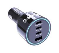 Caricabatteria Auto USB C 240W Ubigbuy - Ricarica Super Rapida 4 Porte PD3.1 140W/PD3.0 100W PPS 45W QC65W per MacBook Pro iPhone 15/14 iPad Samsung Galaxy S24/23 Pixel etc