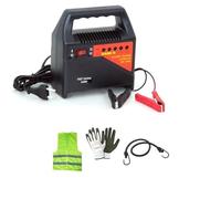 CARICABATTERIA AUTOMATICO PER AUTOMOBILI MOTO SCOOTER QUAD CAMPER 6AMP DA 6V/12V 63W COMPATIBILE CON YAMAHA N-MAX 125 CARICABATTERIE IN PIOMBO,DEEP-CYCLE,AGM,GEL MORSETTI UNIVERSALI 230V/AC-50Hz