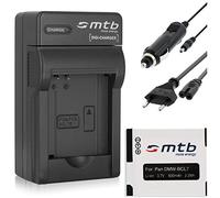 Caricabatteria + Batteria DMW-BCL7 Compatibile con Panasonic Lumix DMC-F5, FH10, FS50, SZ3, SZ8, SZ9, SZ10, XS1, XS3