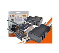 CARICABATTERIA CASA 2 USB 2.1A SM-P2000 PER SAMSUNG GALAXY TAB P1000 P3100 P5100