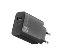 CARICABATTERIA CELLULARLINE Caricabatterie da rete 32W, Nero