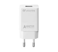 Cellular Line Caricabatterie USB veloce Achsmusb15ww 15W ricarica adattiva Bianco