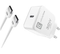 Cellularline - Caricatore Da Rete Achiphkitc2cpd30ww-bianco CELLULARLINE