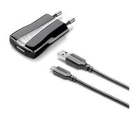 CARICABATTERIA CELLULARLINE USB Kit 1A Micro USB da 5W, Nero