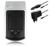 Caricabatteria Compatibile con Panasonic DMW-BCG10E, Compatibile con Lumix DMC-TZ9, TZ10, TZ19, TZ20, TZ22, TZ25, TZ30, TZ31, TZ65, ZR1, ZR3, ZS1, ZS5, ZS6, ZX3, ZS7, ZS8, ZS9 ... / BCG10, BCG10PP