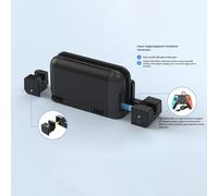 Caricabatteria controller efficiente per Nintendo Switch2 con porta carte da gio