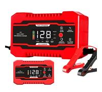 Caricabatteria da 12 Volt | Caricabatteria portatile 12V6A per Veicoli - Attrezzature per Riparazione E Manutenzione Veicoli per Camion, Automobili, SUV, Moto