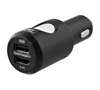 Caricabatteria Da Accendisigari 2 Usb Con Sos E Localizzatore Tnb