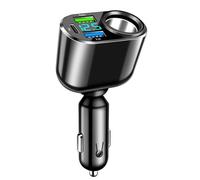 Caricabatteria da Auto 111W con Accendisigari e USB C Splitter, Adattatore per Prese di Corrente 90W, Carica Rapida Super Veloce 66W & PD 30W, USB Ricarica Veloce, Compatibile con Veicoli 12V/24V