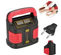Caricabatteria da auto, 12 V/24 V, 15 A, 35 AH-200 AH, caricatore e mantenimento della batteria al piombo automatico per moto, auto, SUV