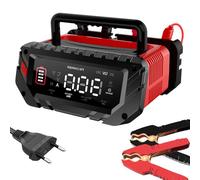 Caricabatteria da auto 12 V 30 A/24 V 16 A caricabatterie per auto e moto, con schermo LCD, per auto e moto