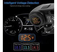 Caricabatteria da auto 3 in 1 per moto/12 V 4,2 A LED voltmetro caricatore cellu