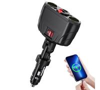 Caricabatteria Da Auto A Due Porte - Adattatore Di Ricarica Automatica USB | Per Auto Per Camionette, SUV, Monovolume, Caricabatteria Per Veicolo Versatile, Ricarica Rapida Per Telefoni